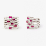 1.Ruby Mosaic ring