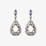 1.Starlit Marquis Sapphire Earrings