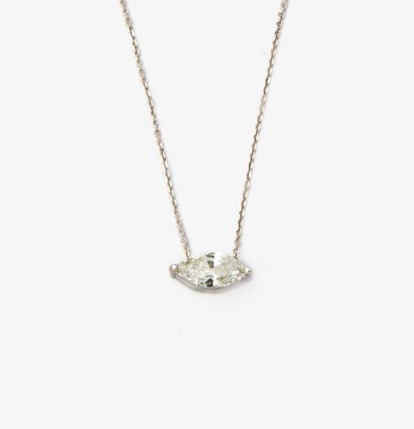 1.The Marquise Diamond Necklace – 1.40ct