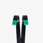 2.Emerald studs 3.00cttw