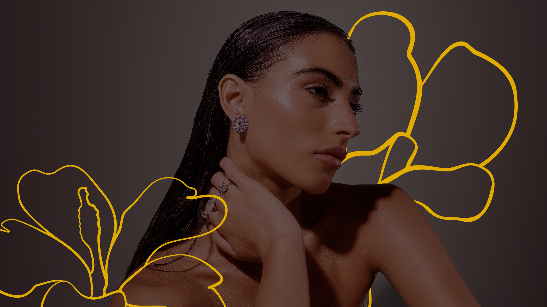 Background showcasing jewelry collection