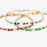 1.Radiant Drop Tennis bracelet