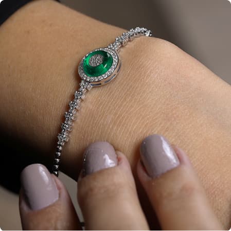 Bracelets from the Hazan Fine Jewelry collection