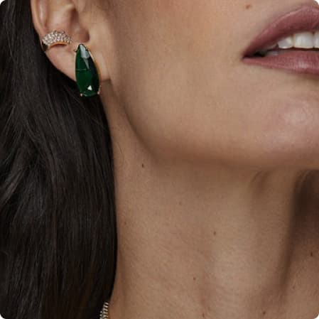 Earrings from the Hazan Fine Jewelry collection